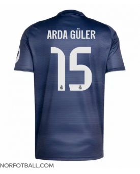 Billige Fotballdrakt Real Madrid Arda Guler #15 Replika Bortedrakt 2025-26 Kortermet Billige Fotballdrakt Real Madrid Arda Guler #15 Replika Bortedrakt 2025-26 Kortermet